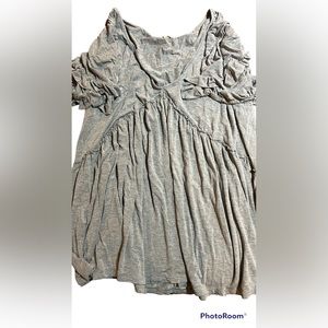 2X flutter sleeve top